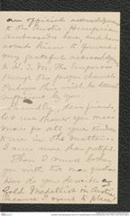 Nachlass Franz Steindachner, Brief von R. Bowllersharpe an Franz Steindachner (16.07.1891), Inv.Nr. 50.02, Seite 3
